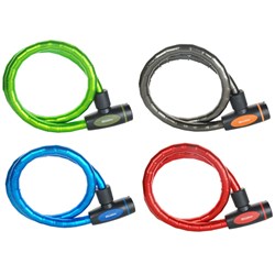 Zapięcie rowerowe MASTERLOCK QUANTUM 8228 18mm 100cm KLUCZYK zestaw mix kolorów pudełko 4szt. (NEW)