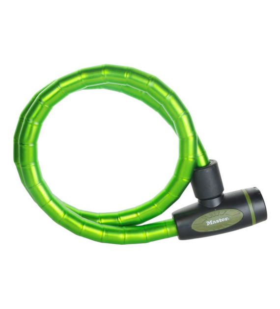 Zapięcie rowerowe MASTERLOCK QUANTUM 8228 18mm 100cm KLUCZYK zielone (NEW)