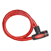 Zapięcie rowerowe MASTERLOCK QUANTUM 8228 18mm 100cm KLUCZYK czerwone (NEW)