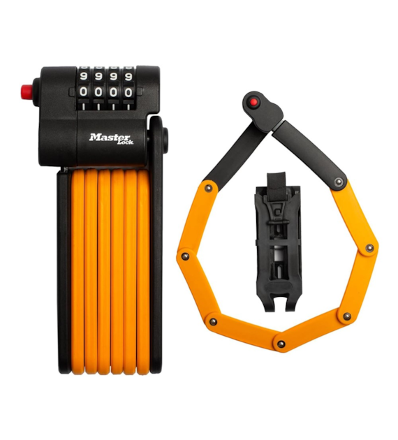 Zapięcie rowerowe MASTERLOCK FOLDING 8336 czarne (NEW 2024)