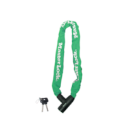 Zapięcie rowerowe MASTERLOCK QUANTUM 8391 ŁAŃCUCH 8mm 40mm 90cm KLUCZYK zielone (NEW)