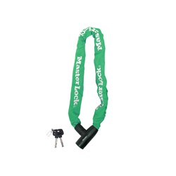 Zapięcie rowerowe MASTERLOCK QUANTUM 8391 ŁAŃCUCH 8mm 40mm 90cm KLUCZYK zielone (NEW)