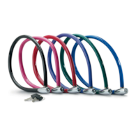 Zapięcie rowerowe MASTERLOCK QUANTUM 8630-F 6mm 55cm KLUCZYK zestaw mix kolorów pudełko 6szt. (NEW)