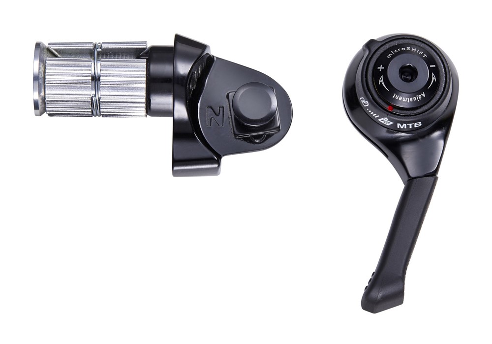 Manetka MICROSHIFT, Prawa, 12.rzędowa, Kompatybilna z Shimano, Bar End Shifter, Friction/Indeksowanie (NEW)