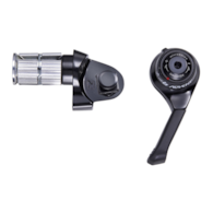 Manetka MICROSHIFT ADVENT, Prawa, 9.rzędowa, Niekompatybilna z Shimano, Bar End Shifter, Friction/Indeksowanie (NEW)