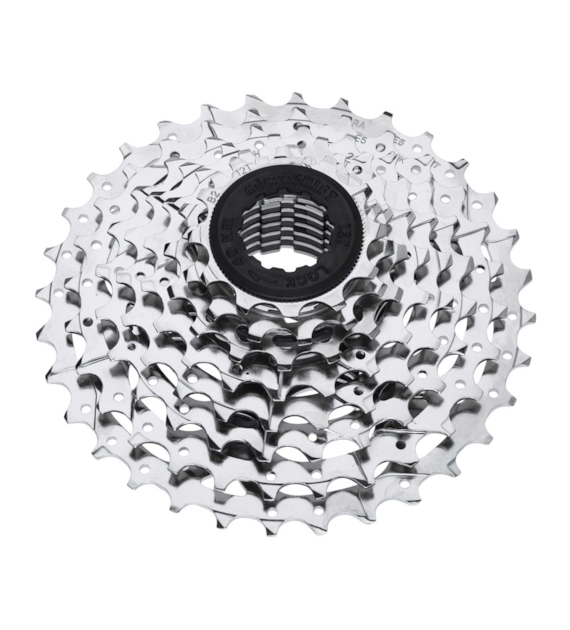 Kaseta MICROSHIFT MEZZO/R8, 8.rzędowa, Stalowa, Kompatybilna z Shimano, 11-13-15-18-21-24-28-34, Nikiel (NEW))