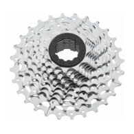 Kaseta MICROSHIFT R10 10.rzędowa, Stalowa, Kompatybilna z Shimano, 11-12-13-14-15-17-19-21-23-25, Chrom (DWZ)
