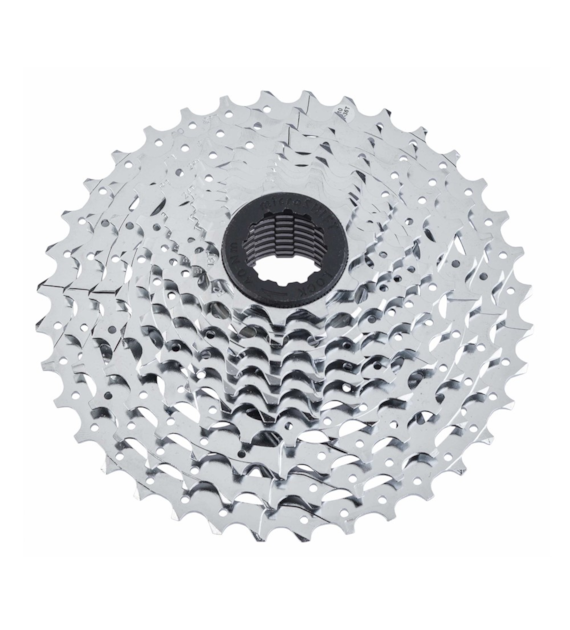 Kaseta MICROSHIFT R10/XLE 10.rzędowa, Stalowa, Kompatybilna z Shimano, 11-12-13-15-17-19-21-24-28-34, Chrom (DWZ)