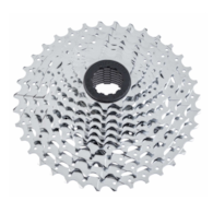 Kaseta MICROSHIFT XLE 10.rzędowa, Stalowa, Kompatybilna z Shimano, 11-13-15-17-19-21-24-28-32-36, Chrom, (NEW))