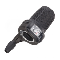 Manetka MICROSHIFT INTER 3, Prawa, 3.rzędowa, Kompatybilna z Shimano, Twist Shifter, Optyczny Wskaźnik Przełożeń (NEW)