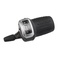 Manetka MICROSHIFT, Prawa, 9.rzędowa, Kompatybilna z Shimano, Twist Shifter, Optyczny Wskaźnik Przełożeń (NEW)