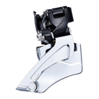 Przerzutka Przednia MICROSHIFT MARVO, 9.rzędowa(2x9), Kompatybilna z Shimano, Mocowanie Obejmą, Zęby Górne 34-42T, Pojemność 14T (NEW))