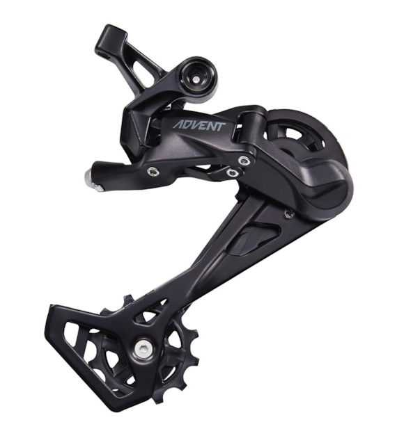 Przerzutka Tylna MICROSHIFT ADVENT, 9.rzędowa(2x9), Niekompatybilna z Shimano, Długi Wózek, Max. Tryb 42-46T, Pojemność 47T (NEW)