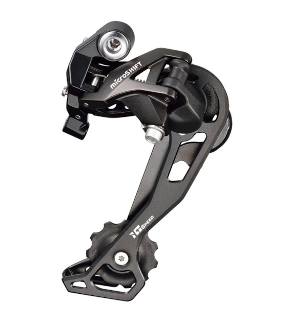 Przerzutka Tylna MICROSHIFT XLE, 10.rzędowa(1/2x10), Kompatybilna z Shimano, Krótki Wózek, Max. Tryb 32-36T, Pojemność 35T (DWZ)