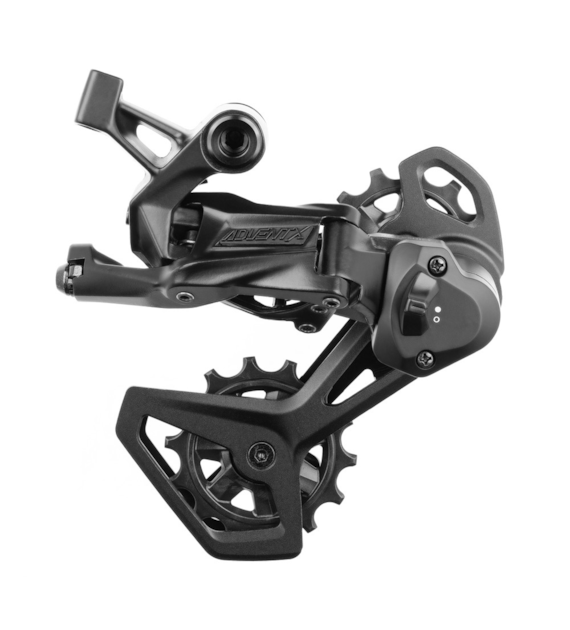 Przerzutka Tylna MICROSHIFT ADVENT X VER. 2, 10.rzędowa, Niekompatybilna z Shimano, Średni Wózek(Aluminium), Max. Tryb 42-48T, Pojemność 37T, Sprzęgło (NEW)
