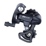 Przerzutka Tylna MICROSHIFT R8, 8-9.rzędowa(2x8/9), Kompatybilna z Shimano, Krótki Wózek, Max. Tryb 25-28T, Pojemność 33T (NEW)