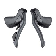 Klamkomanetki MICROSHIFT SWORD, Para 10.rzędowe(1x10), Lewa klamka tylko z dźwignią hamulca, Niekompatybilne z Shimano, Ver. 2, Szare (NEW)
