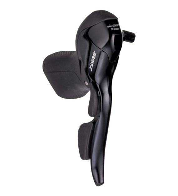 Klamkomanetka MICROSHIFT ADVENT X, Prawa, 10.rzędowa, Niekompatybilna z Shimano, Dual Control, Czarna (NEW)