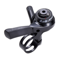 Manetka MICROSHIFT ADVENT, Prawa, 9.rzędowa, Niekompatybilna z Shimano, Thumb Shifter, Friction/Indeksowanie (NEW)