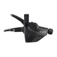 Manetka MICROSHIFT ADVENT SUPER SHORT, Prawa, 9.rzędowa, Niekompatybilna z Shimano, Short Reach Quick Trigger Pro Shifter, Bez Wskaźnika Przełożeń (NEW)