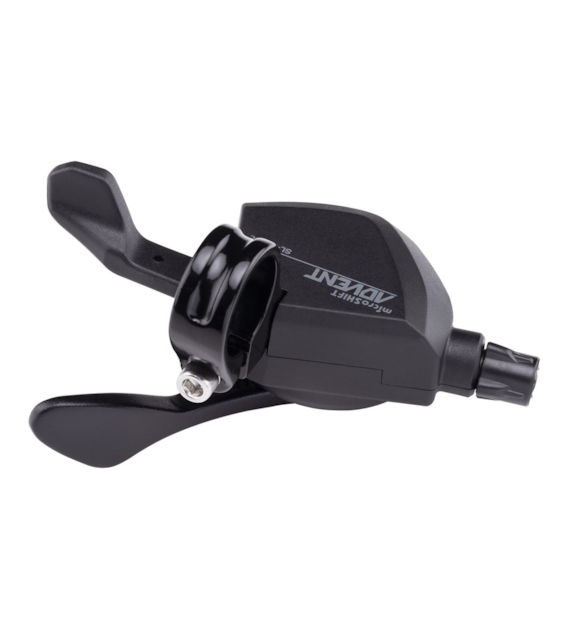 Manetka MICROSHIFT ADVENT, Lewa, 2.rzędowa, Niekompatybilna z Shimano, Xpress Trigger, Bez Wskaźnika Przełożeń (NEW)