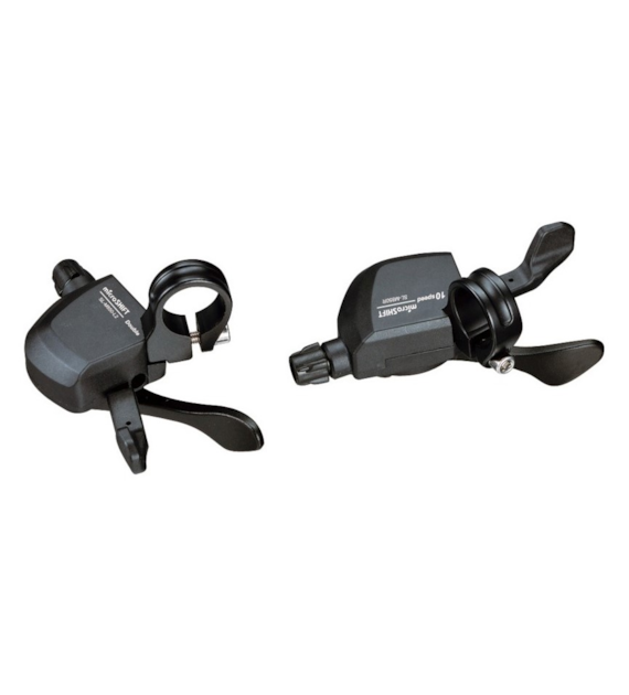 Manetki MICROSHIFT XLE, Para, 10.rzędowe(2x10), Kompatybilne z Shimano, Xpress Trigger, Bez Wskaźnika Przełożeń (DWZ)