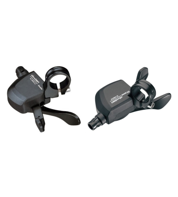 Manetki MICROSHIFT XLE, Para, 11.rzędowe(2x11), Kompatybilne z Shimano, Xpress Trigger, Bez Wskaźnika Przełożeń (DWZ)