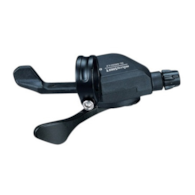 Manetka MICROSHIFT MARVO, Lewa, 2/3x9/11s lub 3x10, Kompatybilna z Shimano, Xpress Trigger, Bez Wskaźnika Przełożeń (DWZ)