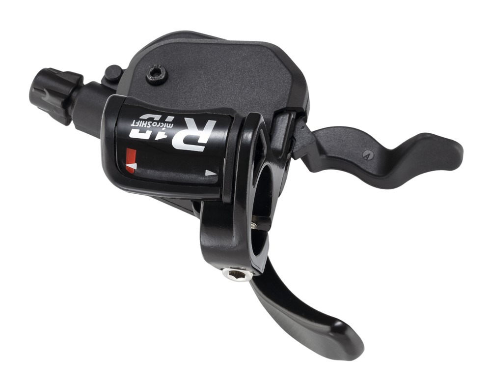 Manetka MICROSHIFT R10, Prawa, 10.rzędowa, Kompatybilna z Shimano, Xpress Trigger, Optyczny Wskaźnik Przełożeń (NEW)