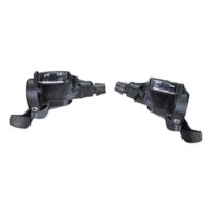 Manetki MICROSHIFT, Para, 7.rzędowe(3x7), Kompatybilne z Shimano, Thumb Tap, Optyczny Wskaźnik Przełożeń (NEW)