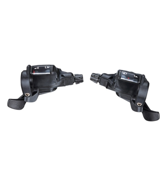 Manetki MICROSHIFT, Para, 7.rzędowe(3x7), Kompatybilne z Shimano, Thumb Tap, Optyczny Wskaźnik Przełożeń (NEW)