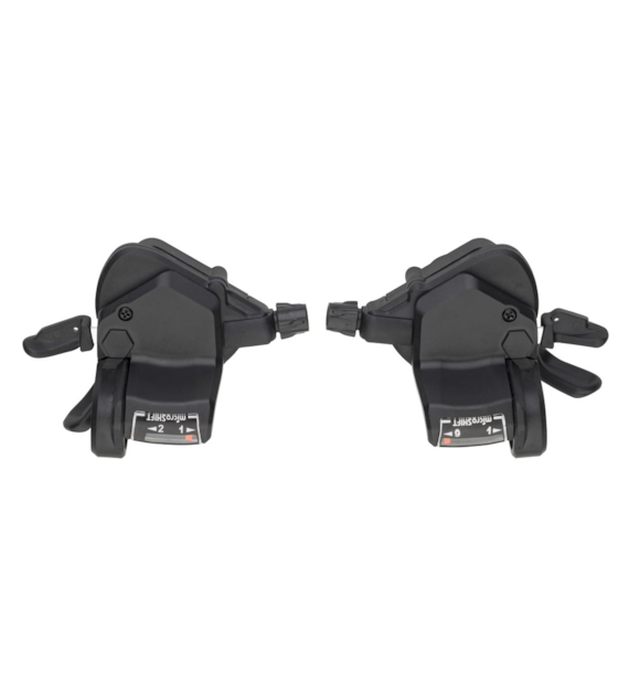 Manetki MICROSHIFT, Para, 9.rzędowe(2x9), Kompatybilne z Shimano, Thumb Tap, Optyczny Wskaźnik Przełożeń (NEW)