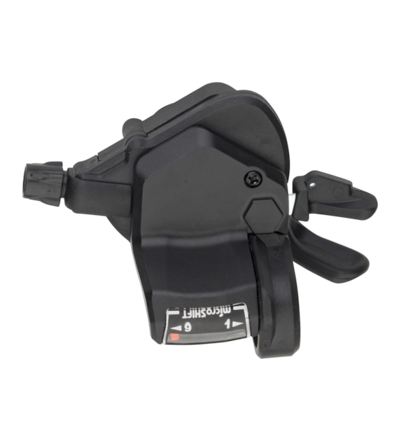 Manetka MICROSHIFT, Prawa, 9.rzędowa, Kompatybilna z Shimano, Thumb Tap, Optyczny Wskaźnik Przełożeń (NEW))