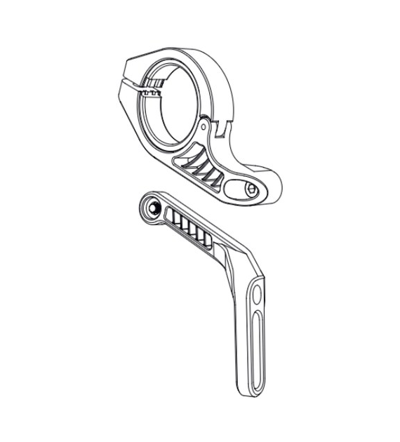 Uchwyt lampki przedniej e-bike MAGICSHINE ME 1000 V2.0/ME 2000 V2.0 V2 FORK MOUNT & HANDLEBAR MOUNT KIT (NEW)