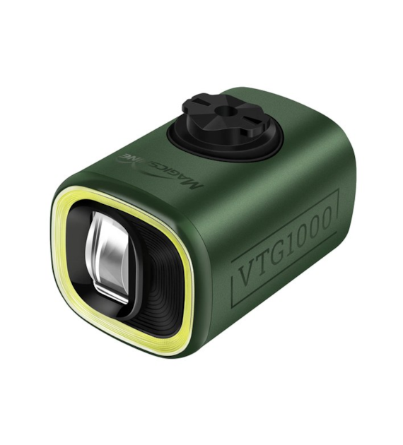 Lampka przednia MAGICSHINE VTG 1000 BROMPTON FOLDING BIKE LIGHT FTR, 1000 lumenów, Racing Green (NEW)