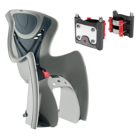 Fotelik dziecięcy OKBABY BODYGUARD / BABY SHIELD (27,5”-29” pręt 114 stopni ZN+H70 + zapięcie) szary/ciemnoszary (NEW)