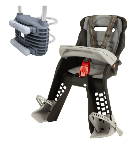 Fotelik dziecięcy OKBABY ORION przedni uniwersalne mocowanie black grey (NEW 2026) (PREMIERA: 2026-03)