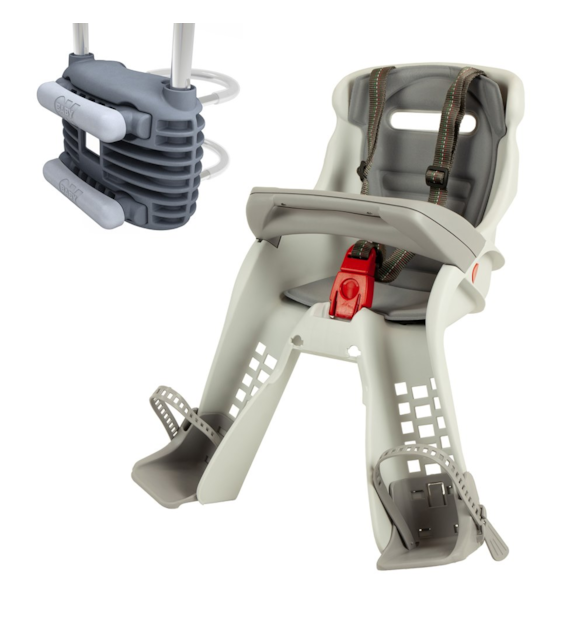 Fotelik dziecięcy OKBABY ORION przedni uniwersalne mocowanie grey grey (NEW 2026) (PREMIERA: 2026-03)