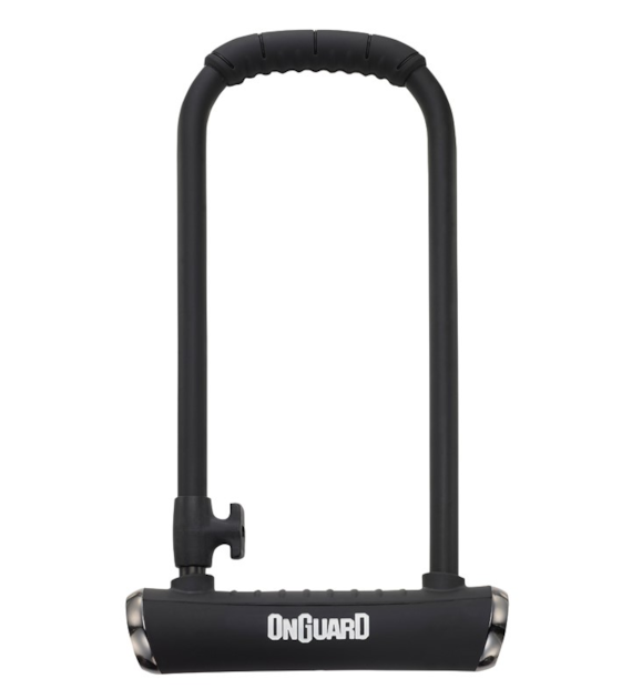 Zapięcie rowerowe ONGUARD PITBULL LS X-SERIES 8002 U-LOCK - ⌀14mm, Wymiary: 115mm x 292mm, 5x Kluczy z kodem (NEW)