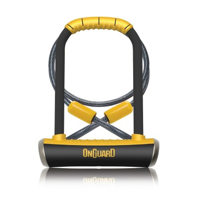 Zapięcie rowerowe ONGUARD PitBull DT 8005 U-LOCK - 14mm 115mm 230mm - 5 x Klucze z kodem + linka 10mm 120cm (NEW)