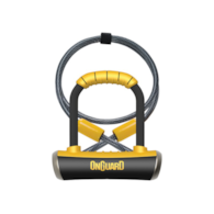 Zapięcie rowerowe ONGUARD PITBULL MINI DT 8008 U-LOCK + CABLE - ⌀14mm, Wymiary: 90mm x 140mm, 5x Kluczy z kodem + LINKA 10mm x 120cm (NEW)