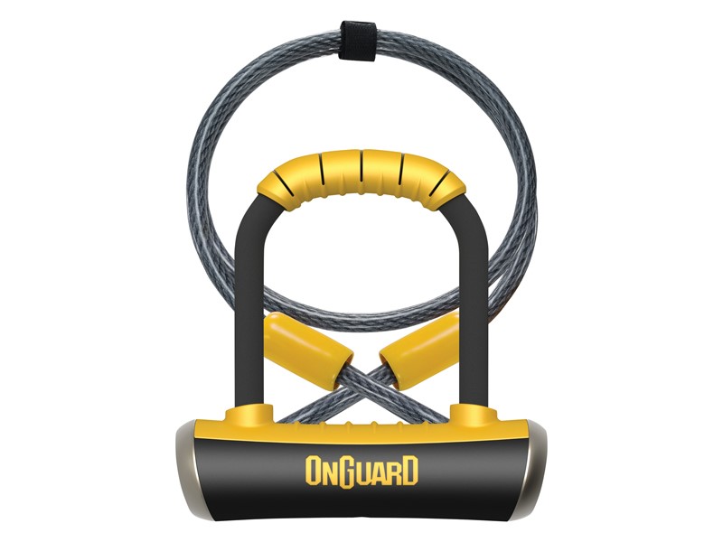 Zapięcie rowerowe ONGUARD PitBull Mini DT 8008 U-LOCK - 14mm 90mm 140mm - 5 x Klucze z kodem + linka 10mm 120cm (NEW)