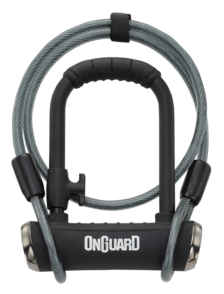 Zapięcie rowerowe ONGUARD PitBull Mini DT X-SERIES 8008 U-LOCK - 14mm 90mm 140mm - 5 x Klucze z kodem + linka 10mm 120cm (NEW)