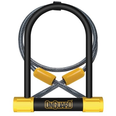 Zapięcie rowerowe ONGUARD Bulldog DT 8012 U-LOCK - 13mm 115mm 230mm - 5 x Klucze z kodem + linka 10mm 120cm (NEW)
