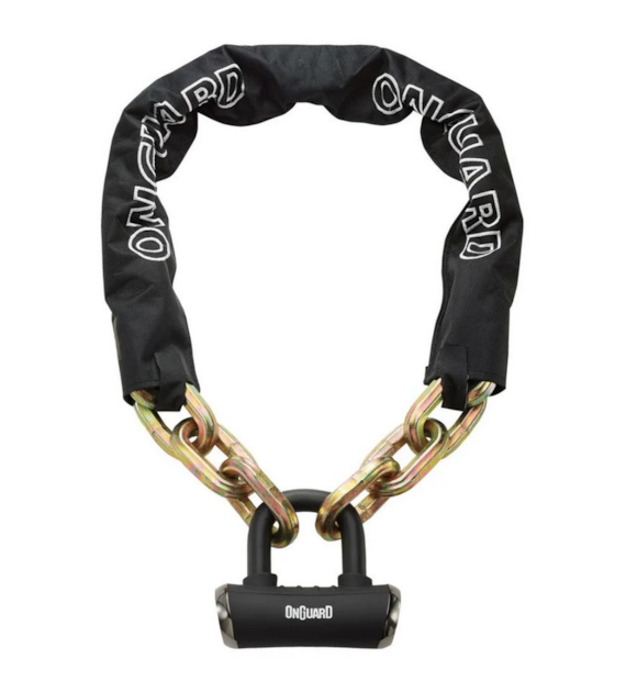 Zapięcie rowerowe ONGUARD BEAST X-SERIES 8016LX ŁAŃCUCH + ULOCK, WYmiary: 180cm x 14mm, 5x Kluczy z kodem + U-LOCK ⌀ 16,8mm (NEW)