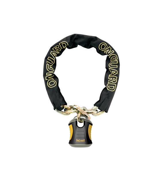 Zapięcie rowerowe ONGUARD BEAST 8018 ŁAŃCUCH + KŁÓDKA, Wymiary: 180cm x 12mm, 5x Kluczy z kodem + KŁÓDKA ⌀ 11mm (NEW)