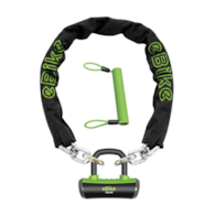 Zapięcie rowerowe do e-bike ONGUARD MASTIFF 8019E ŁAŃCUCH + ULOCK, Wymiary: 10mm x 110cm, 5x Kluczy z kodem + U-LOCK ⌀14mm (NEW)