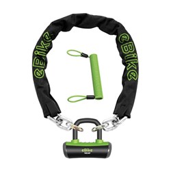 Zapięcie do e-bike ONGUARD Mastiff 8019E ŁAŃCUCH - 10mm*110cm - 5 x Klucze z kodem (NEW)