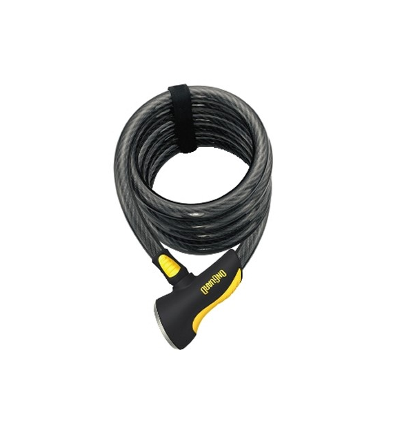 Zapięcie rowerowe ONGUARD DOBERMAN 8028 LINKA SPIRALNA, Wymiary: 185cm x 13mm, 5x Kluczy z kodem (NEW)