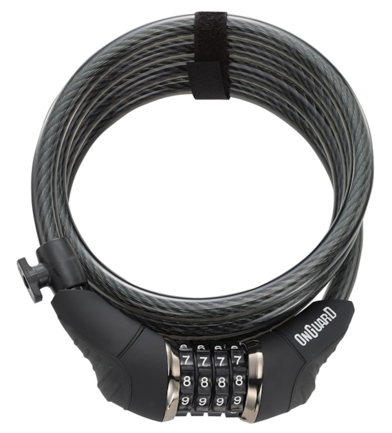 Zapięcie rowerowe ONGUARD DOBERMAN X-SERIES 8031 LINKA SPIRALNA + SZYFR, Wymiary: 185cm x 12mm (NEW)